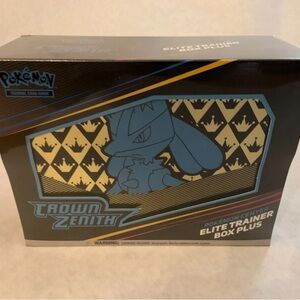 Pokemon Crown Zenith Elite Trainer Box Plus - Black and Gold
